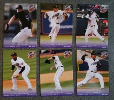 2013 Akron Aeros SINGLE CARDS from Team Card Set - CHOOSE YOUR PLAYER