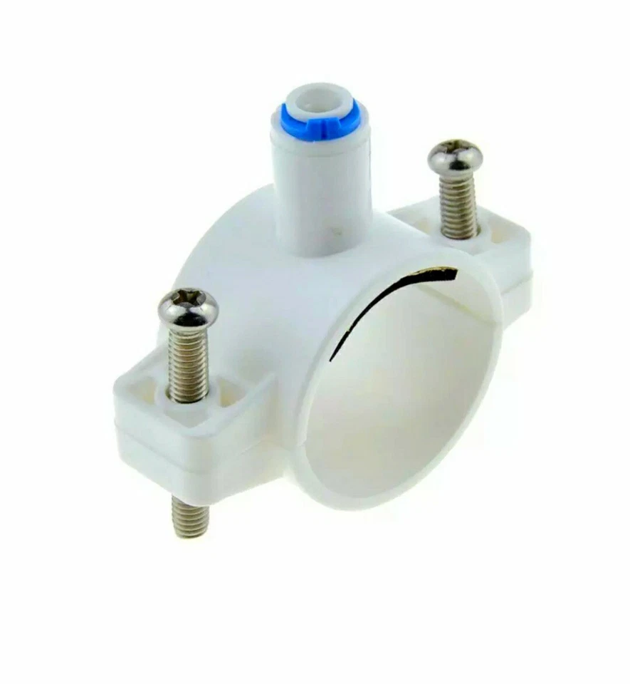 5 x Drain Saddle Valve 1/4" Quick Connect, RO Reverse Osmosis Water Filter Part - Image 4 of 4