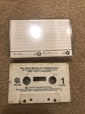 Women and Children First by Van Halen Cassette. Tested And Works  No Case.