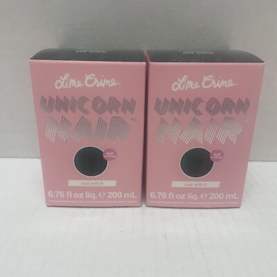 2x Lime Crime Unicorn Hair Sea Witch Green Semi-Permanent Hair Color 6.76 fl oz