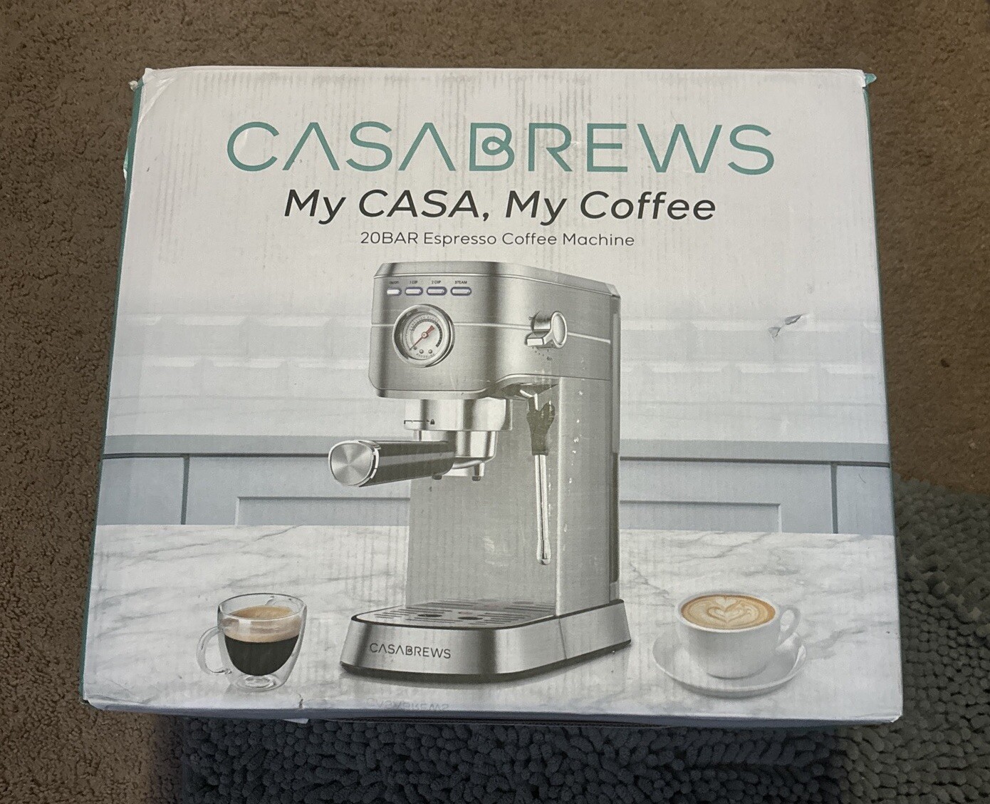 CASABREWS 20bar Espresso Coffee Machine - Open Box