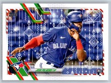 2021 Topps Holiday Josh Palacios Rookie Toronto Blue Jays RC #HW3