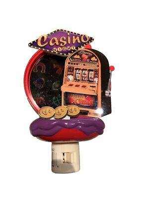 Las Vegas Casino Slot Machine Night Light Home Decoration Gambling Bet NEW