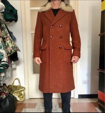 Cappotto Capalbio Tessuto Casentino E Collo In Volpe