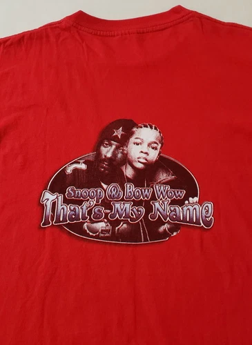 Lil Bow Wow x Snoop Dogg Promo T-Shirt Sz Medium Rap Vintage vintage concert t-shirt, vintage, size M, single stitch, B+ condition
