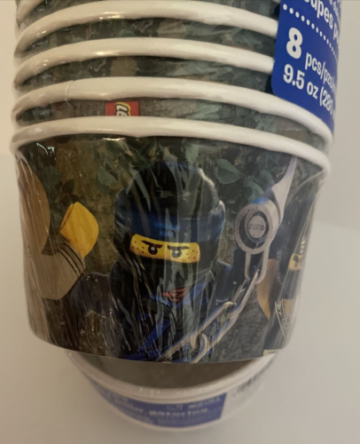 Lego Ninjago Movie Birthday Party Supplies 16 Treat Cups 9.5 oz Party Favor - Picture 7 of 11