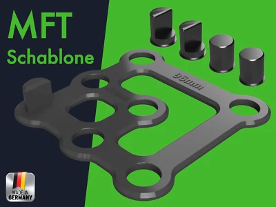 JKSERVICES Drilling Jig for 20mm MFT/3 Hole Bench Hook Bench Dog Drill Jig