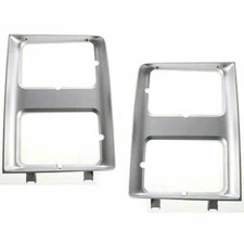 Fits 1985-88 Chevrolet Blazer Set Of 2 LH & RH Head Lamp Door w/ Dual Headlamps