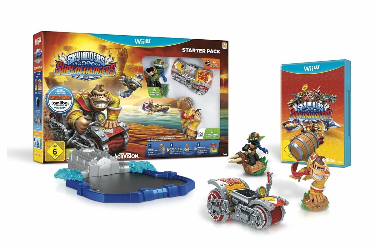 Wii スカイランダーズ スーパーチャージャーズ ドンキーコング Skylanders Superchargers Starter Set Pack (W/ Donkey Kong Amiibo