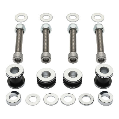 ⭐︎ Sissy Bar Backrest Docking Hardware Kit Fit For Harley Softail