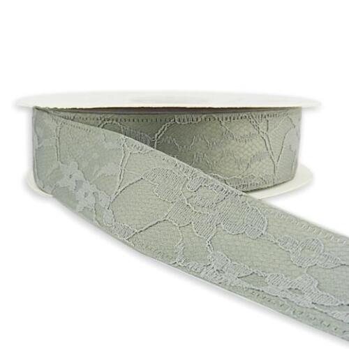 Buddly Crafts Lace Satin Bridal Ribbon 2m - Picture 1 of 9