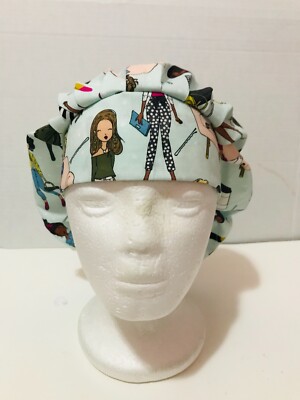 Brave Princess Merida Scrub Cap Surgical‎ Bouffant Hat Women\'s Brave Princess Merida Scrub Cap Surgical Bouffant Hat  main image 4