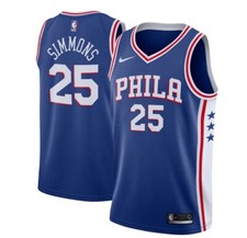 Ben Simmons Philadelphia 76ers Nike 2020/21 Swingman Jersey - Royal - Icon Editi