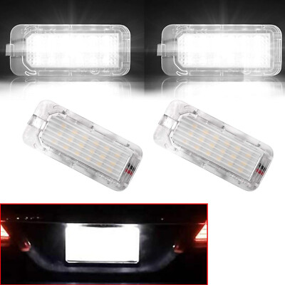 2X LED Kennzeichenbeleuchtung  für Ford Fiesta Focus Mk2 MK3 C-Max Mondeo Kuga