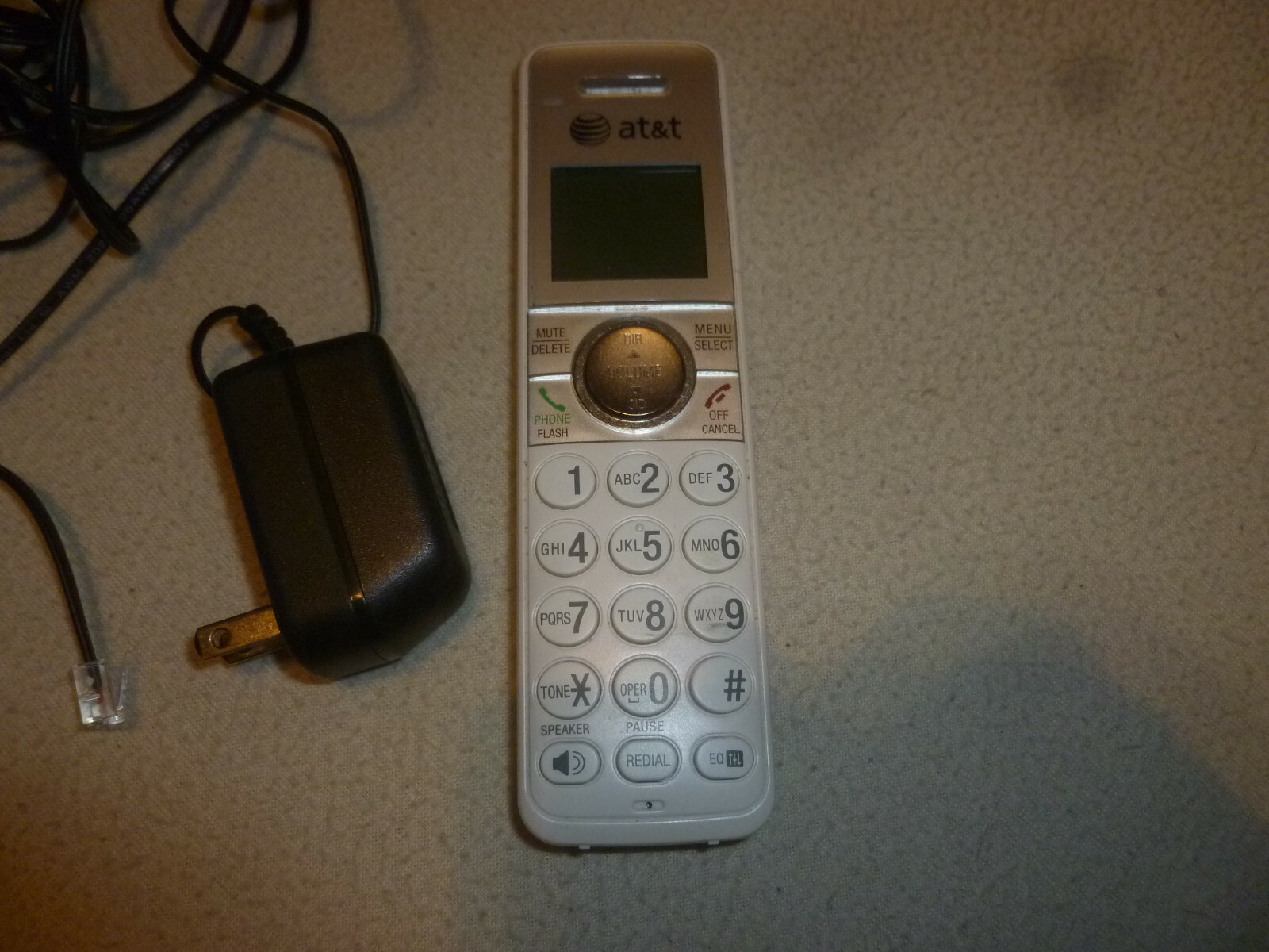 AT & T HD AUDIO CL81211 CORDLESS PHONE TELEPHONE HANDSET & BASE | eBay