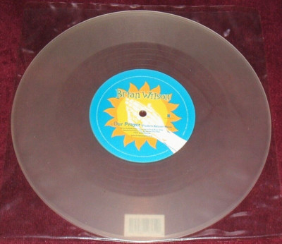 BRIAN WILSON - UNSER GEBET... 10'' VINYL KLAR VINYL NEUWERTIG 2005 NONESUCH 1-SEITIG