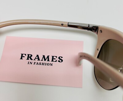 PiＯ PRADA Dixie Oval Retro PR61OS Beige Green Mirror 61O Fashion
