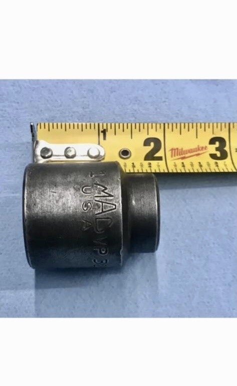 MAC VP326 1/2” DRIVE 6 POINTS 1” SHORT IMPACT SOCKET VINTAGE | eBay