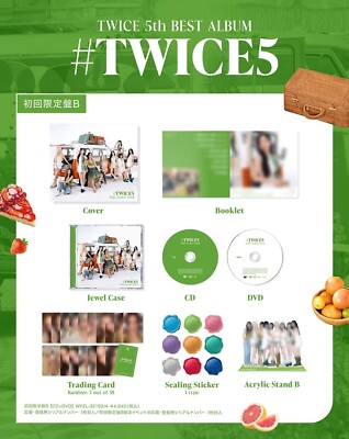 TWICE #TWICE5 LIMITED EDITION CD A B REGULAR CD JAPAN JAPANESE | eBay