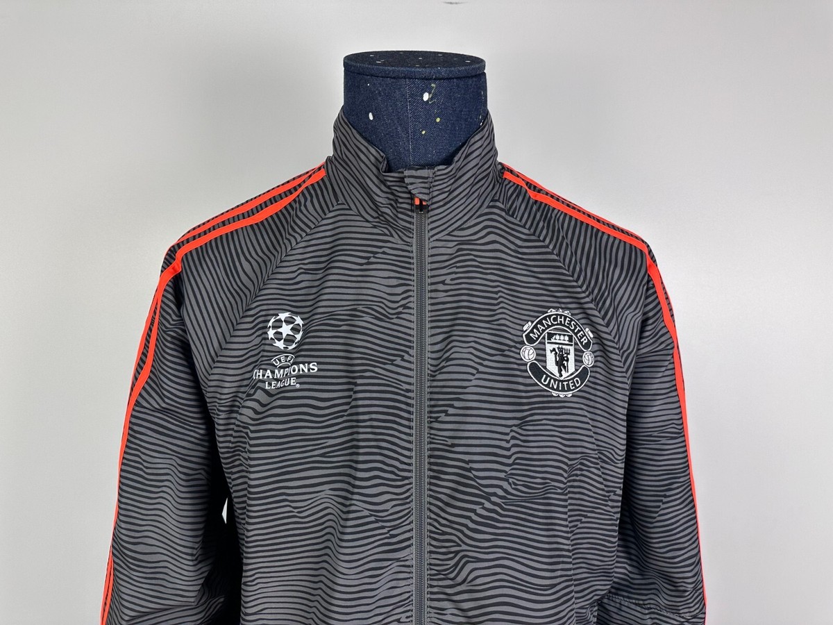 MANCHESTER UNITED 2015 2016 TRACK JACKET TOP ADIDAS