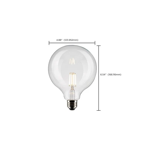 SATCO S21248 - 4 Watt G40 LED Globe Light Bulb - 2700K - 120 Volts (6 Pack) - Picture 6 of 6