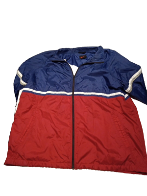 Nike RFC# NME 920220 KL4 Vintage Nylon Jacket Red White And Blue