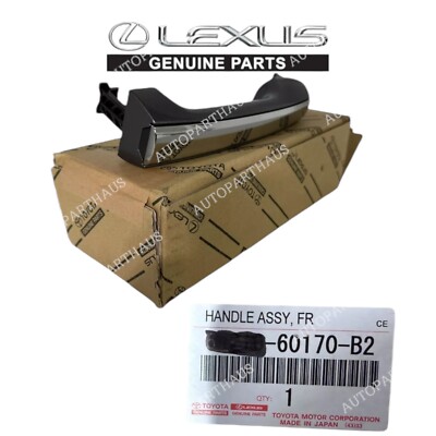 FITS: 14 - 22 LEXUS GX460 REAR OUTSIDE DOOR HANDLE OEM NEW MERCURY GRAY PEARL