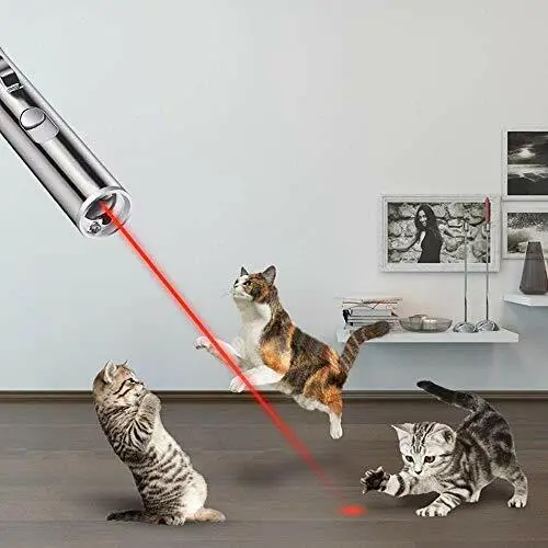 Cat Laser Toy Automatique, Pointeur Laser Interactif Jouet pour Chat Pour  Chats d'Intérieur