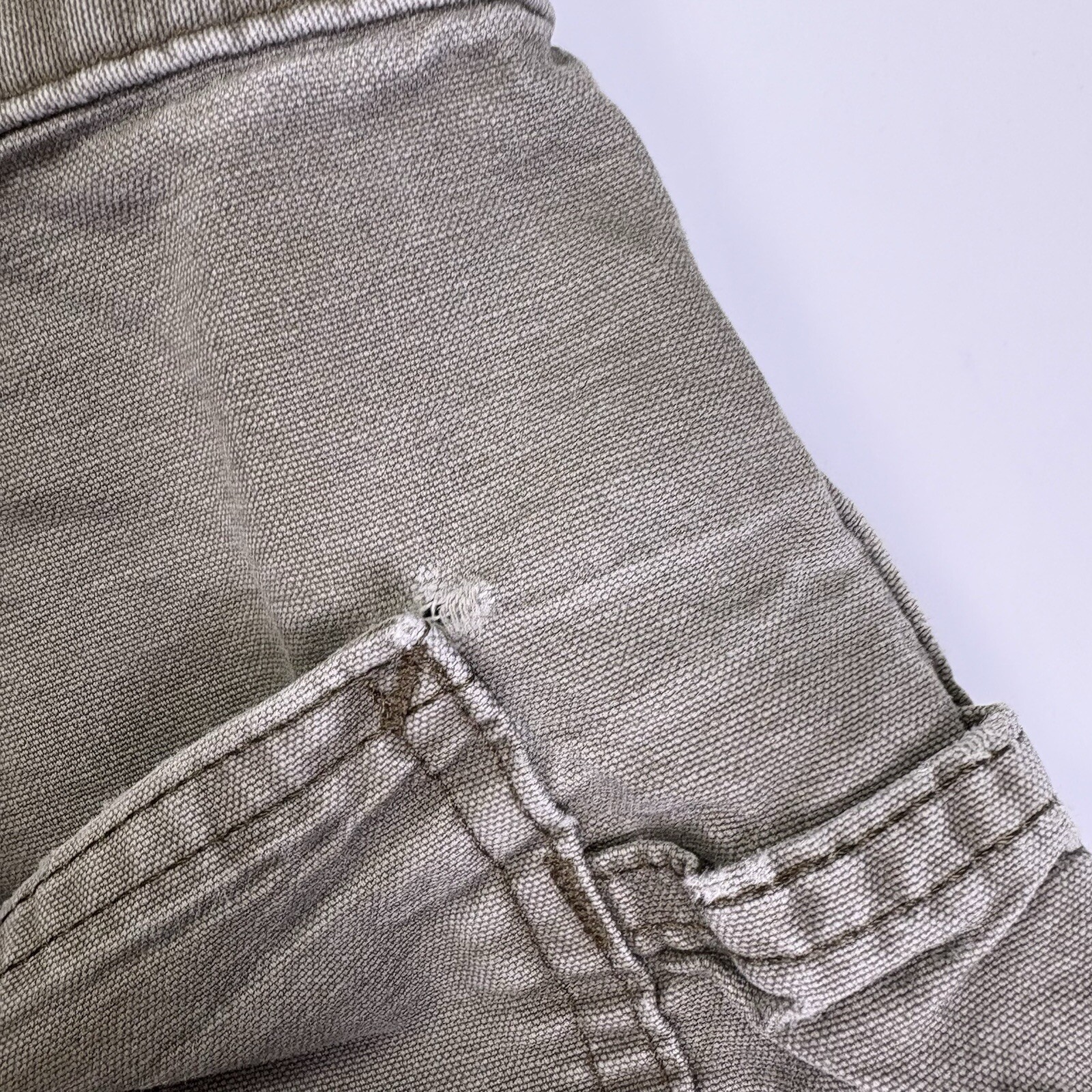 Carhartt Men's 42x9 Shorts B147 LBR Faded Brown Carpenter Utility Work Shorts