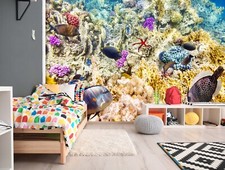 3D Fish Starfish ZHU20 Wallpaper Wall Mural Removable Self-adhesive Ann