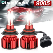 4-Sides 9005 LED Headlight Super Bright Bulbs Kit 360000LM HIGH/LOW Beam 6000K
