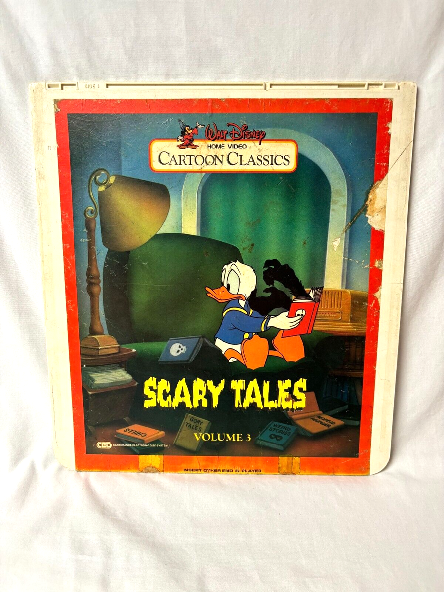 Scary Tales Vol 3 - Vtg CED VideoDisc Walt Disney Cartoon Classics