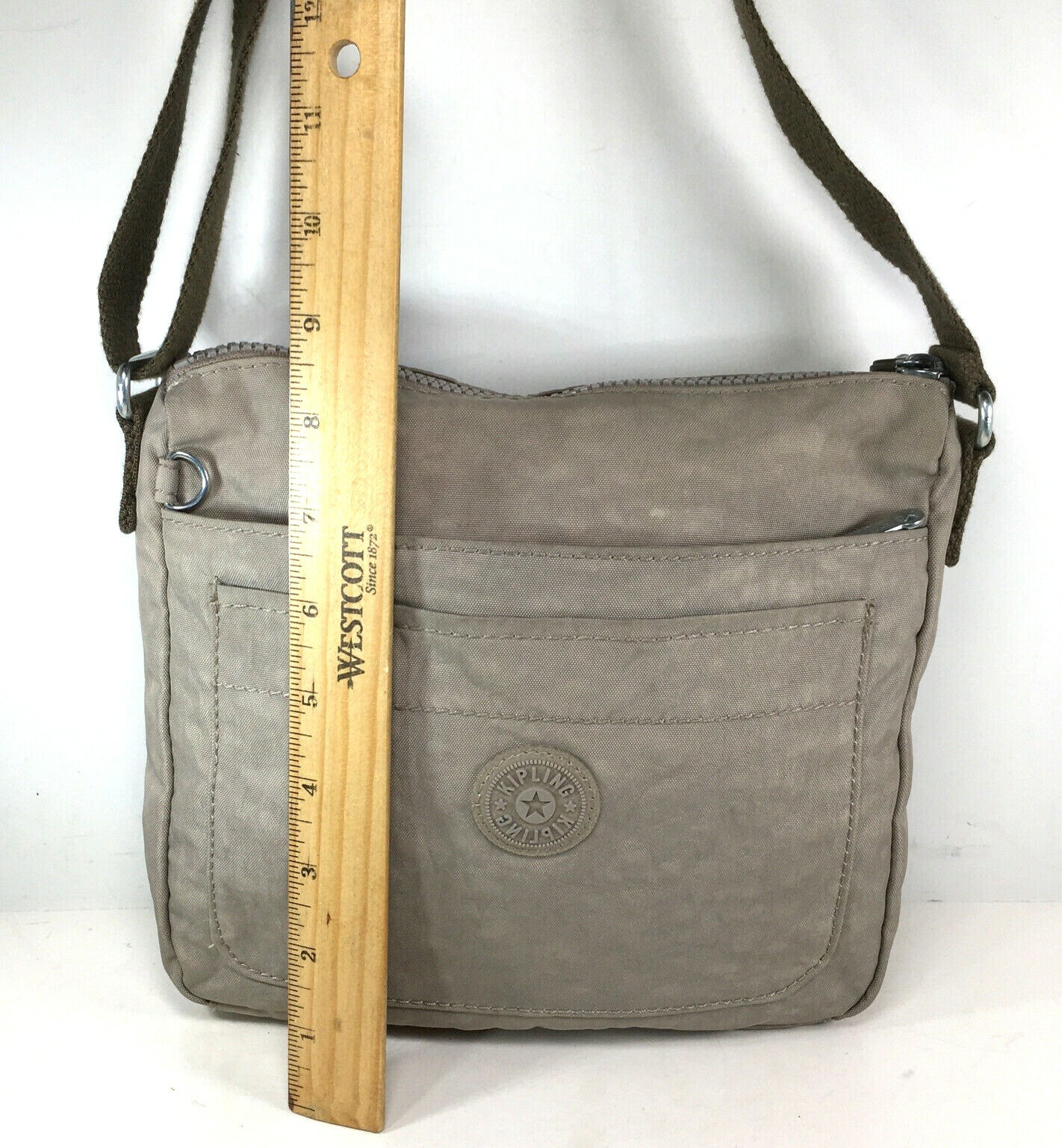 Kipling Women’s Beige Nylon Crossbody Shoulder Bag Gem