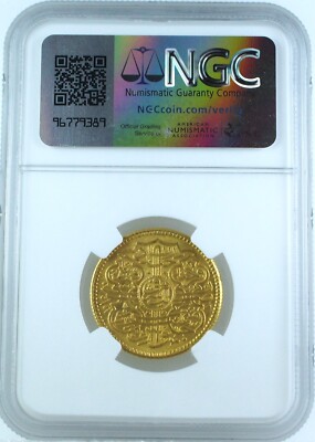 India Hyderabad AH1337 8 Gold Ashrafi - NGC MS64 | eBay
