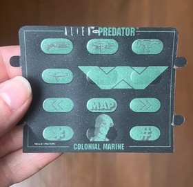 Atari Jaguar Alien VS Predator Game Cartridge Tested Working Manual 2 Overlays