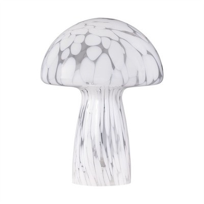Moderne weiße Konfetti Glas 28 cm Tischlampe Nachttischlampe Wohnbeleuchtung