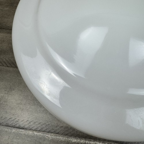 Rejuvenation 12" Opal Eastmoreland Schoolhouse Shade Only 4” Fitter Used Read - Picture 3 of 12