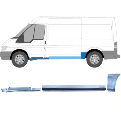 Reparaturblech-Set für Ford Transit 2000-2013 / Links