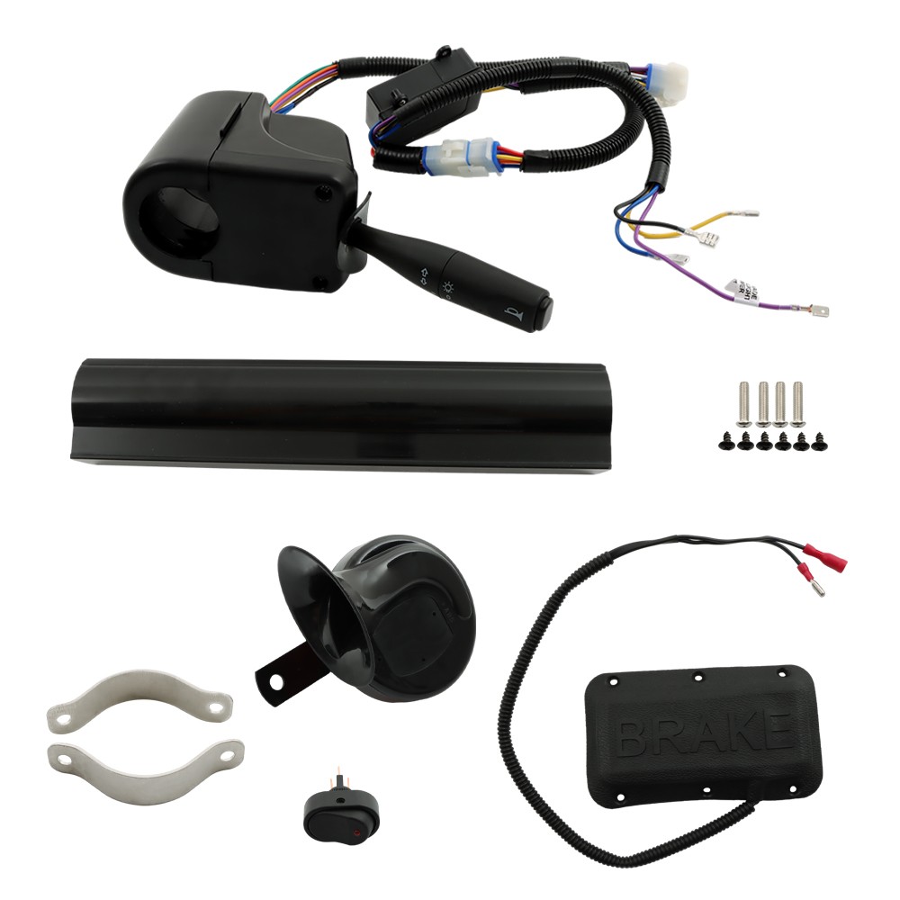 For Club Car Yamaha Golf Cart LED Light Turn Signal Kit W/ Horn