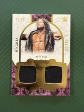 2025 Topps Royalty WWE AJ Styles Regalia Relics /99 Event Used