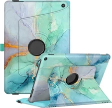 Rotating Case for Amazon Fire HD 10 Tablet (13th Gen 2023) Swivel Stand Cover