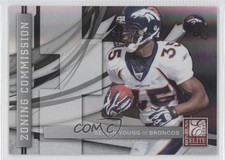 2009 Donruss Elite Zoning Commission Black 306/399 Selvin Young #18 0a7