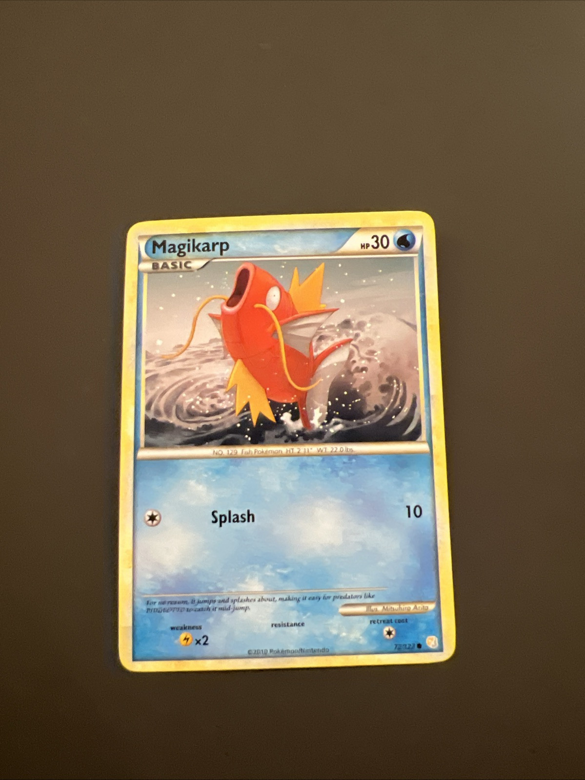MAGIKARP - 72/123 - HeartGold SoulSilver HGSS - Pokemon Card - NM / M