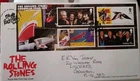 GB ROYAL MAIL FDC FIRST DAY COVER 2022 THE ROLLING STONES STAMP SHEET HANDWRITTE