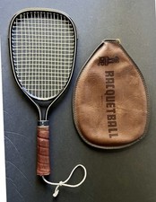 DP LEACH Graphite Top Seed Racquetball Racquet Racket and Protective Cover