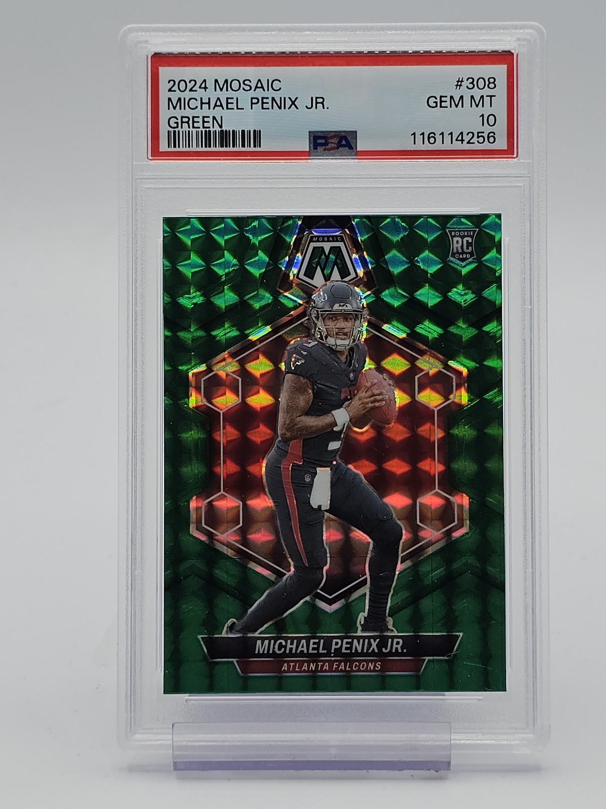 Michael Penix Panini Mosaic #308 Green