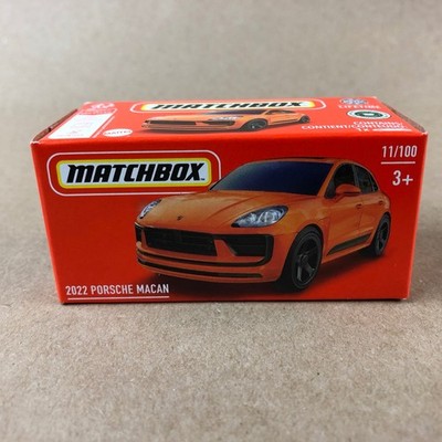 2024 Matchbox Power Grabs 2022 Porsche Macan Orange 11/100 1:64 Diecast Car