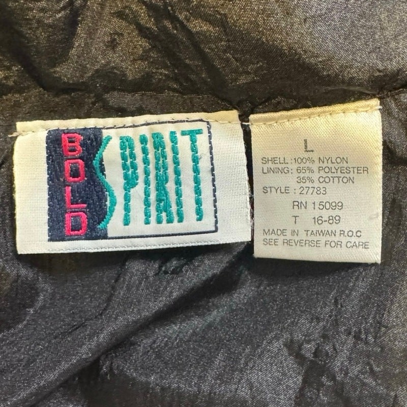Vintage 90s Bold Spirit Windbreaker style Jacket Size Unisex Large