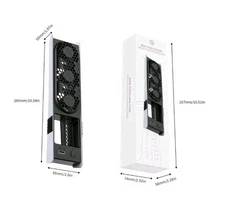 For PS5 Pro for PS5 Slim Cooling Fan External Fan Cooler Disc & Digital Edition