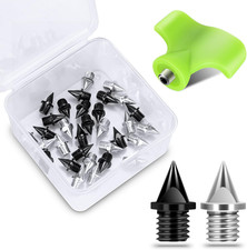 1/4 Inch Carbon Steel Track Spikes, 32 Pieces Lighter Weight Spikes Track Shoes,